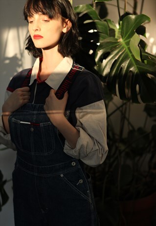 RARE VINTAGE 90S TOMMY HILFIGER DENIM DUNGAREES