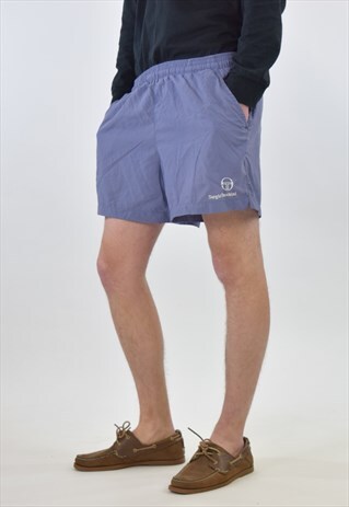 VINTAGE 90S VIOLET PURPLE SERGIO TACCHINI SWIM SHORTS