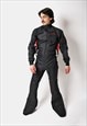 SKYDIVE SUIT BLACK RED BY SKAY LARK ONE PART SKYDIVING 