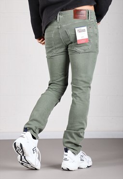 Vintage Tommy Hilfiger Jeans in Green Slim Denim Pants W30