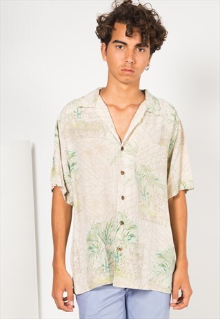 VINTAGE 80S HAWAIIAN SHIRT / S1610