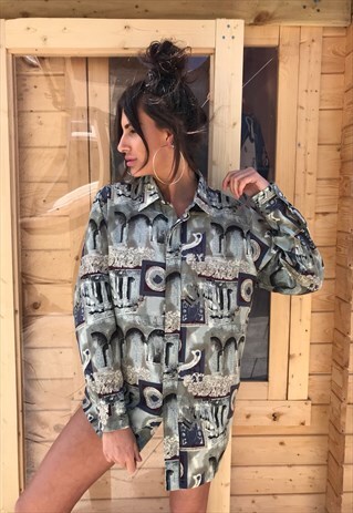 OVERSIZED RETRO 90S 80S VINTAGE UNISEX FESTIVAL SHIRT