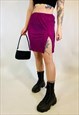 Vintage 90s Y2K Mini Satin Grunge Chic Slip Skirt