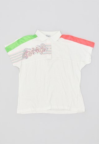 VINTAGE SERGIO TACCHINI POLO SHIRT WHITE