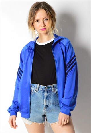 2000 BLUE ADIDAS SPORTS TRACK JACKET