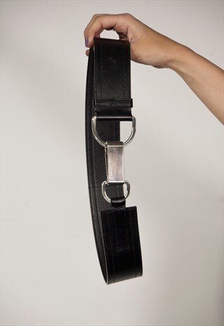 RARE VINTAGE PRADA BELT IN BLACK