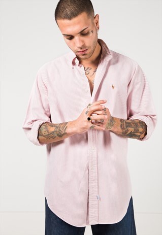 VINTAGE 80S POLO RALPH LAUREN SHIRT 0081 / 605
