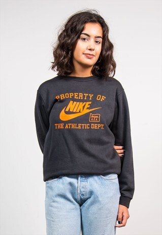 90'S VINTAGE BLACK NIKE SWEATSHIRT