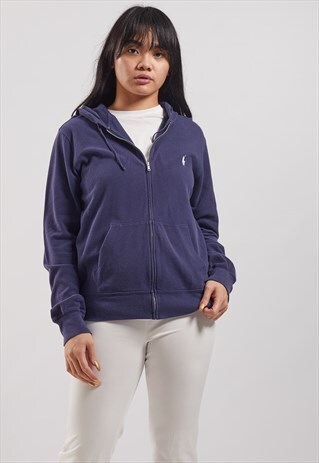 VINTAGE RALPH LAUREN ZIP-UP HOODIE