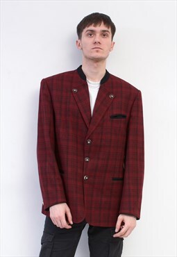 DACHSTEIN Vintage Men's M Wool Blazer UK 40 US Suit Jacket E