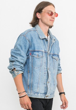 MEN'S LARGE DENIM JACKET