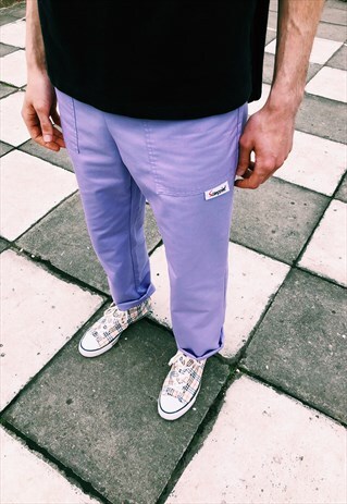 VINTAGE 80S LILAC WORK PANTS