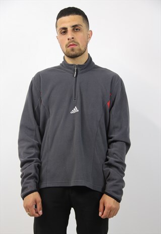 VINTAGE ADIDAS FLEECE HOODIE