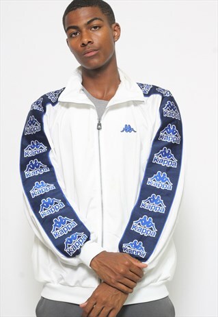 VINTAGE KAPPA BIG TAPE LOGO TRACK JACKET