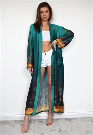 PEACOCK LONGLINE FESTIVAL KIMONO