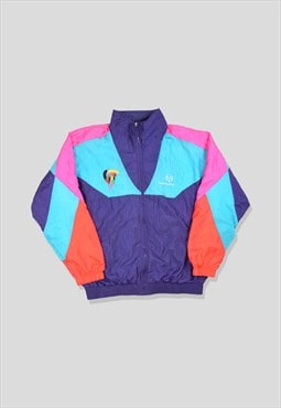 Vintage 90s Sergio Tacchini Colour Block Tracksuit Jacket