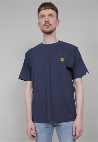 VINTAGE 90'S TIMBERLAND NAVY T-SHIRT