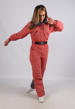 VINTAGE DECATHLON FULL SKI SUIT SNOW SPORTS UK 6 - 8 (FB4L)