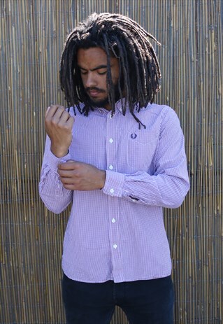 VINTAGE FRED PERRY CHECKERED SHIRT
