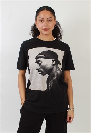 VINTAGE BLACK 2 PAC GRAPHIC T SHIRT