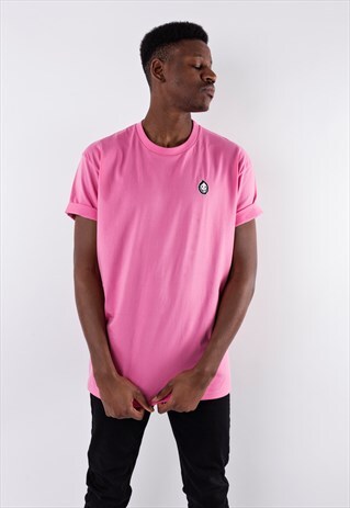 PINK EMBROIDERY T-SHIRT