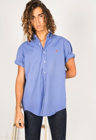 VINTAGE 80S POLO RALPH LAUREN SHIRT / R0099