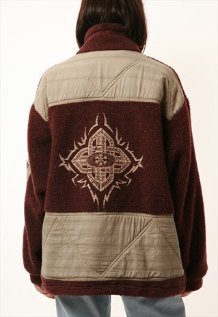 90S ITALIAN VINTAGE HAPPY MOUSE FLEECE JACKET 16126