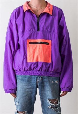 NEON 90'S WINDBREAKER JACKET
