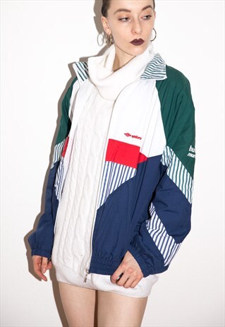 VINTAGE/FRESH UMBRO BOMBER SHELL JACKET