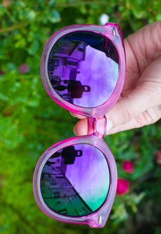 NEW PINK ROUND SUNGLASSES