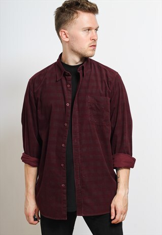 VINTAGE CORDUROY SHIRT RED