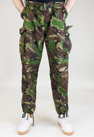 VINTAGE CAMO ARMY 90'S CARGO TROUSERS
