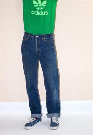 VINTAGE 90'S 501 BUTTON FLY STRAIGHT LEG LEVI'S JEANS