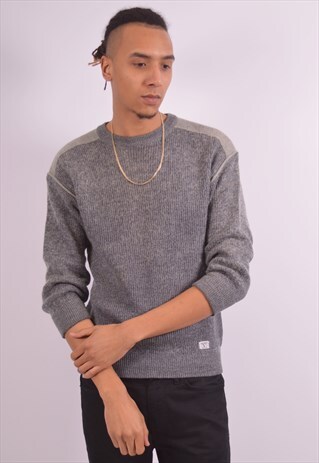 VINTAGE VALENTINO JUMPER SWEATER SLIM FIT GREY