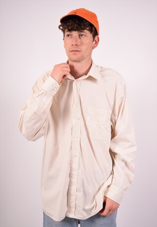 VINTAGE HUGO BOSS SHIRT OFF WHITE