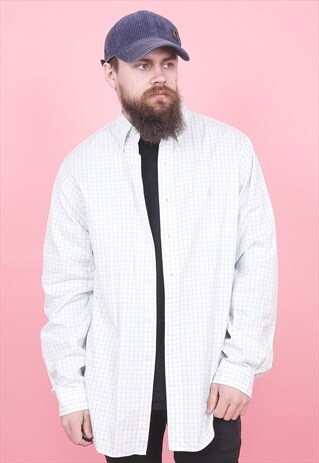 VINTAGE RALPH LAUREN CHECK SHIRT /R8101