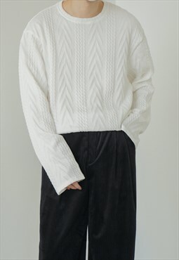 Men's Vintage Knit T-Shirt S VOL.1