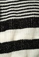 VINTAGE JUMPER 80S KNITTED OVERSIZED STRIPED XMAS SWEATER