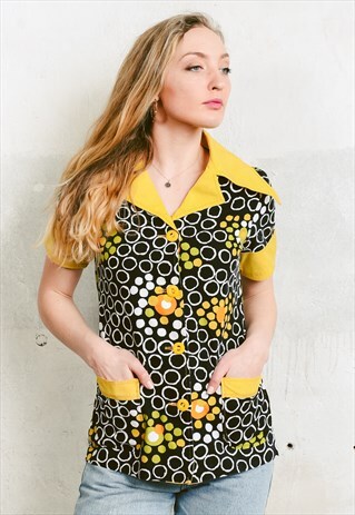 VINTAGE 70S PSYCHEDELIC SUMMER SHIRT