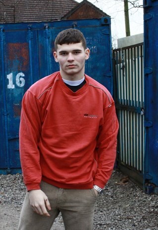 VINTAGE RED REEBOK SWEATSHIRT