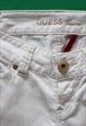 Y2K VINTAGE GUESS JEANS WHITE LOW WAIST SKINNY W26