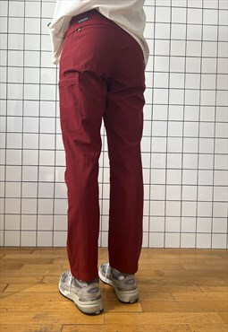 Vintage PATAGONIA Pants Hiking Trekking Dark Red