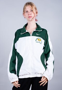 90's Nike White Green  Trackjacket - B1311
