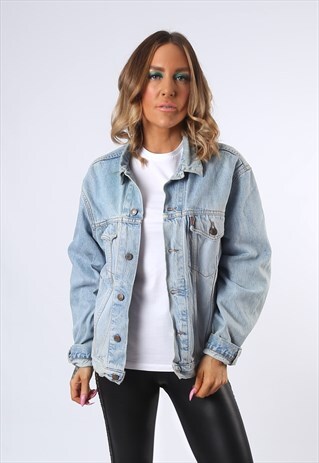 DENIM JACKET BIG STAR OVERSIZED FITTED UK 16 (43V)