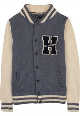 Vintage 90's Tommy Hilfiger Varsity Jacket Ribbed Neck