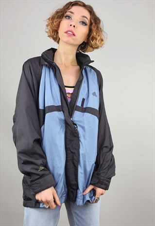 VINTAGE RETRO OVERSIZED ADIDAS GOLF WINDBREAKER JACKET
