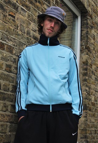 RETRO / 90'S / BLUE ADIDAS JACKET