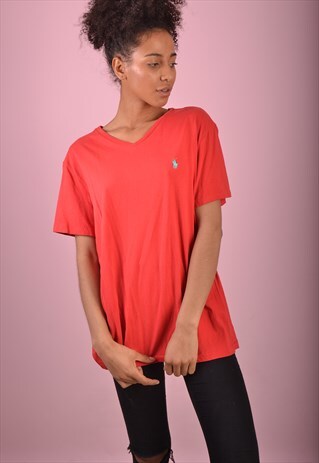 ORANGE RALPH LAUREN T-SHIRT GBT3954
