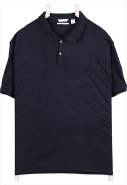 Vintage 90's Calvin Klein Polo Shirt Short Sleeve Button Up