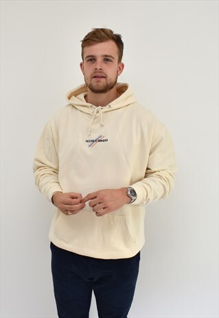G&G UNISEX VANILLA MULTI LINESHOODIE